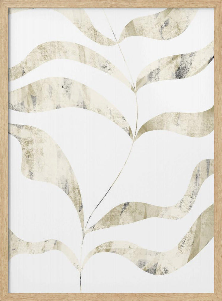 Sanfte Blattwellen | Poster