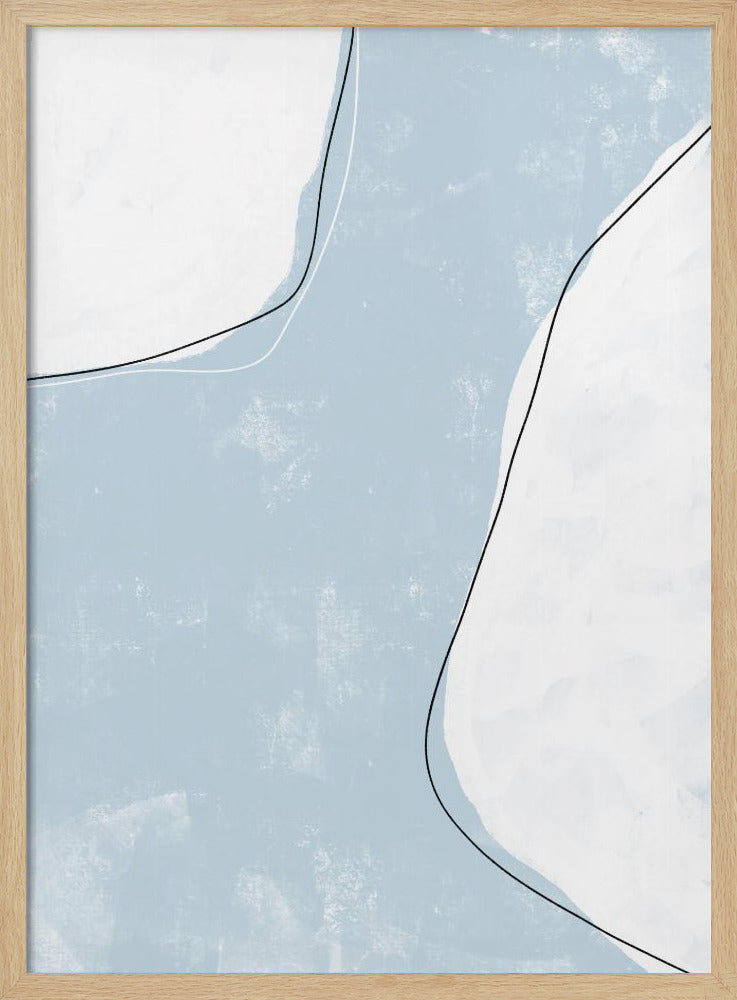Minimalistische organische Formen | Poster