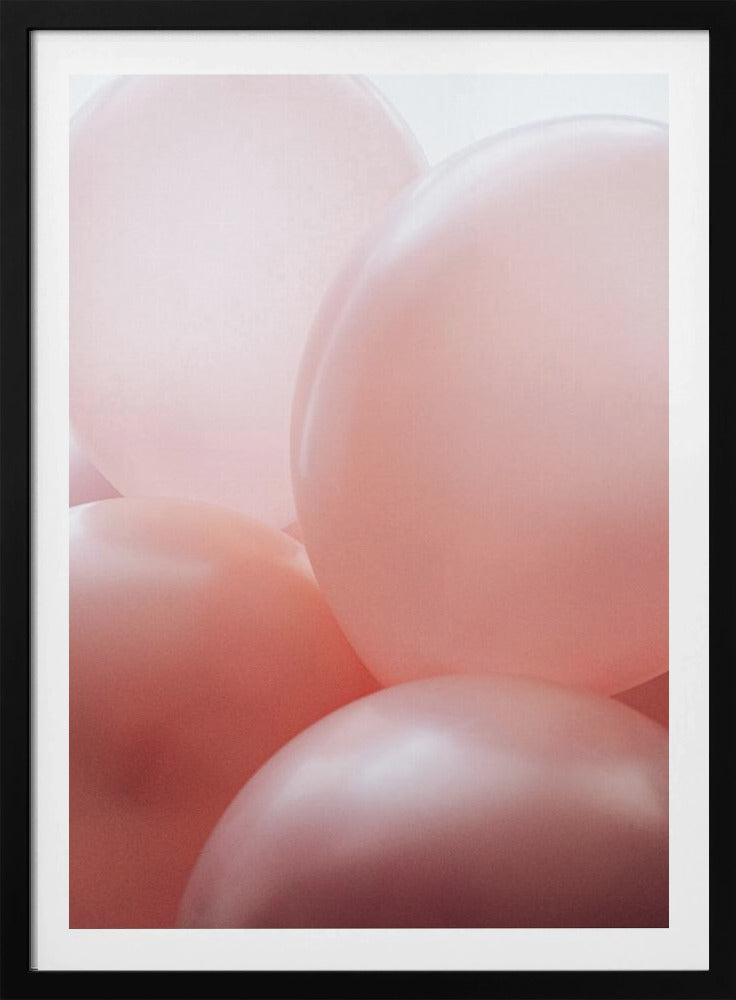 Zartrosa Ballons | Poster