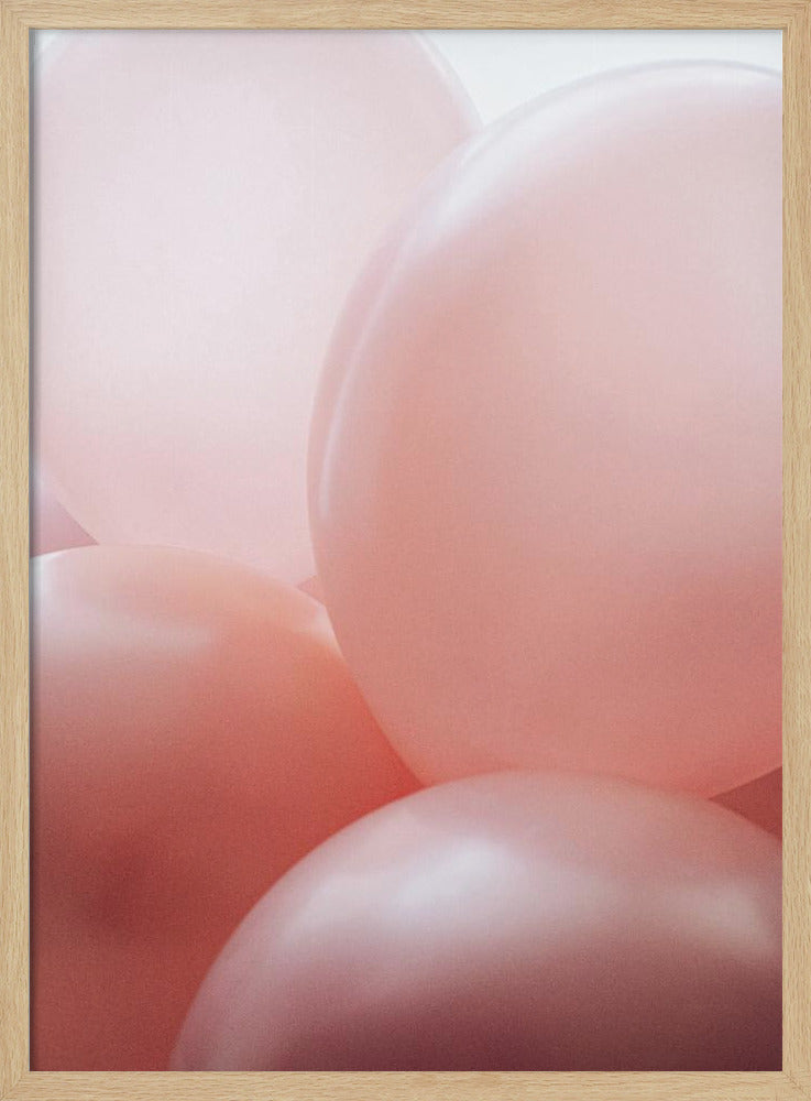 Zartrosa Ballons | Poster