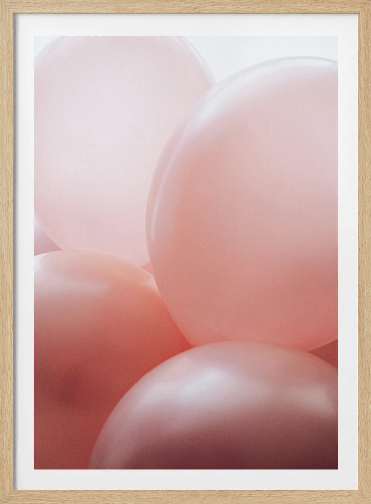 Zartrosa Ballons | Poster