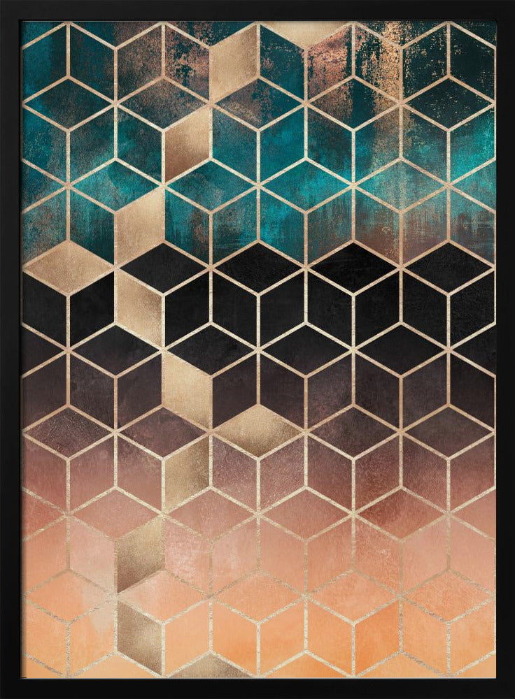 Ombre Traumwürfel | Poster