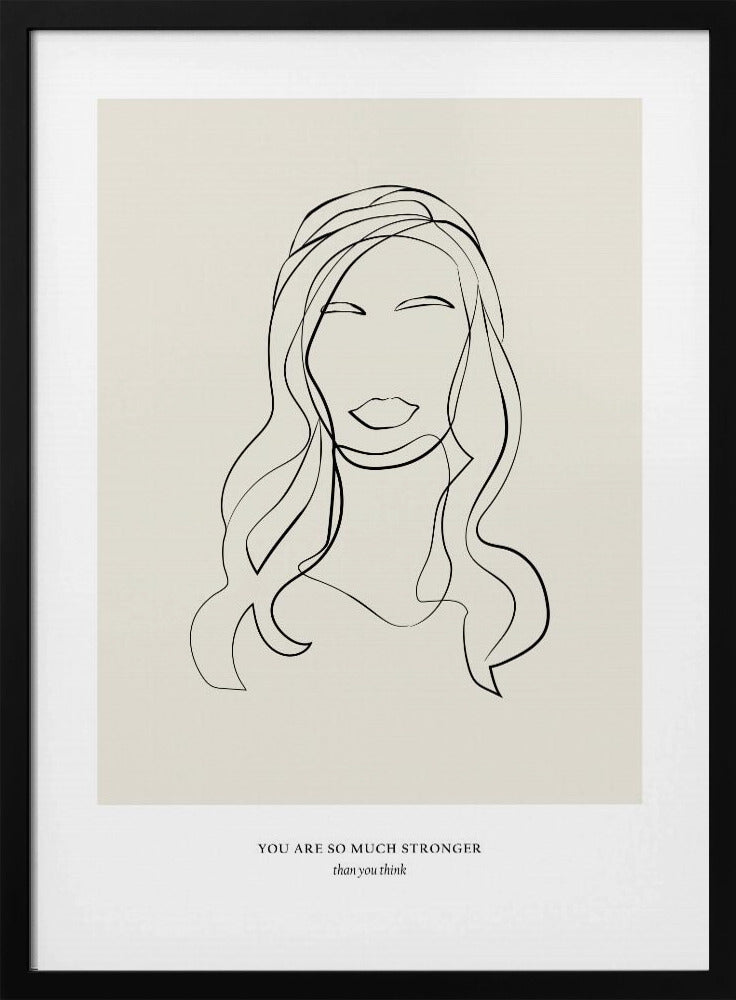 Moderne Linienkunst | Poster