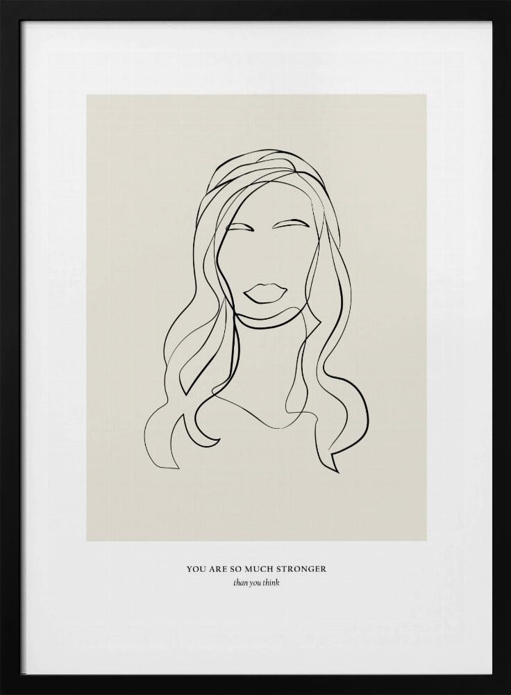Moderne Linienkunst | Poster