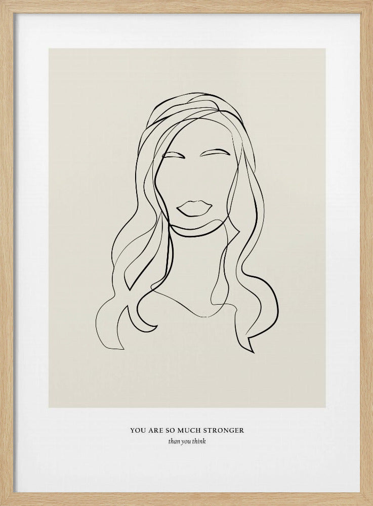 Moderne Linienkunst | Poster