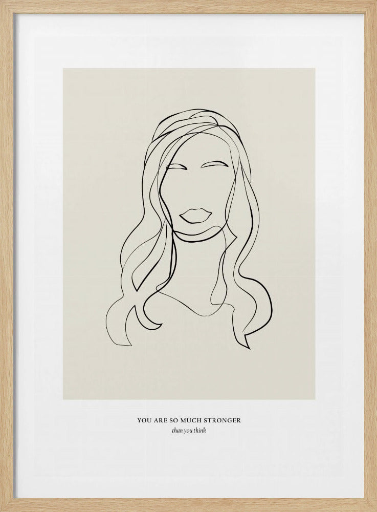 Moderne Linienkunst | Poster
