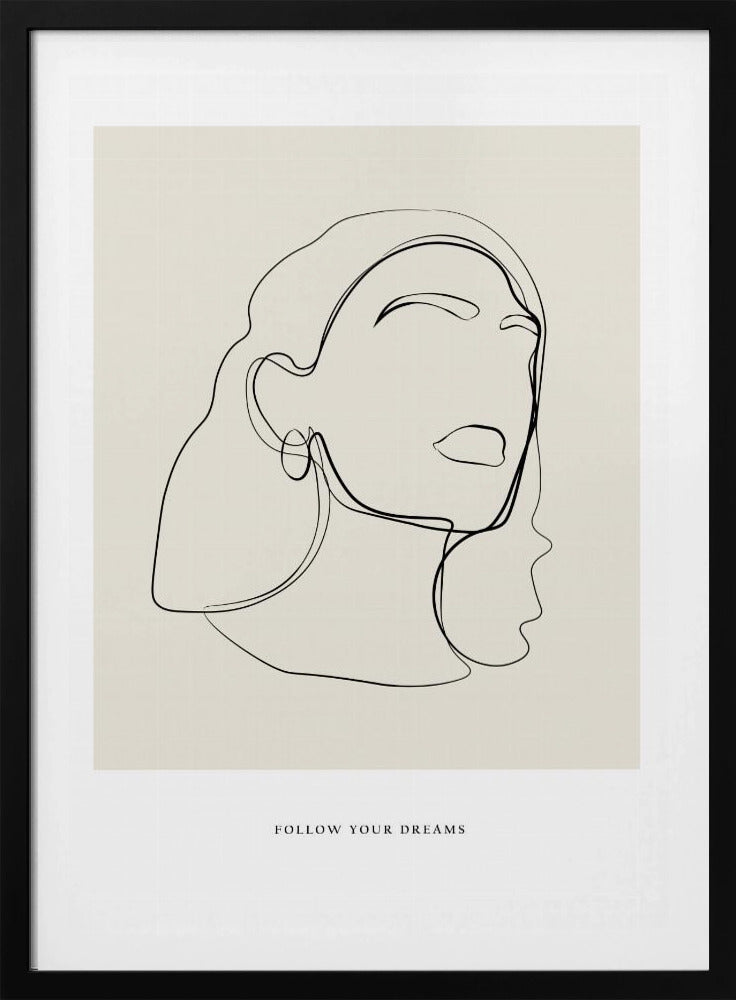 Minimalistische Linienkunst | Poster