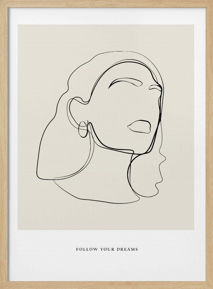 Minimalistische Linienkunst | Poster
