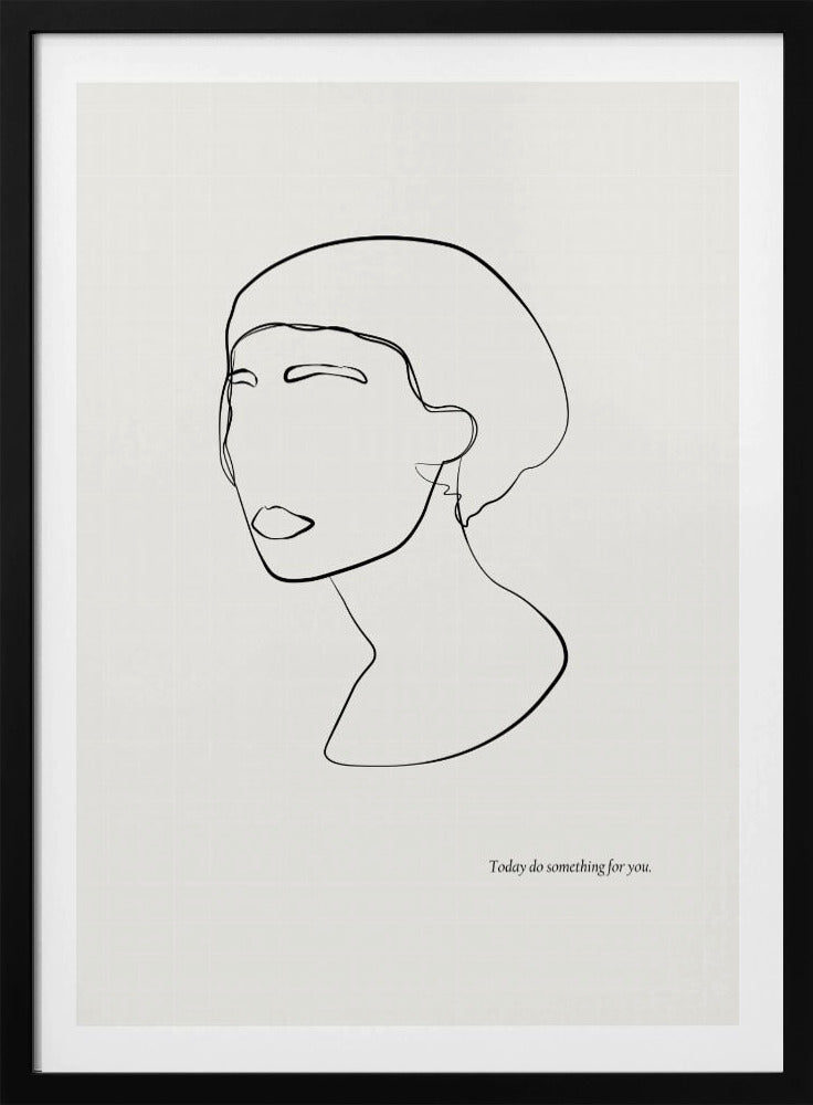 Abstraktes Frauenporträt | Poster