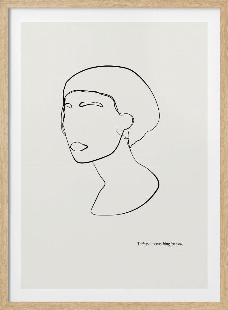 Abstraktes Frauenporträt | Poster