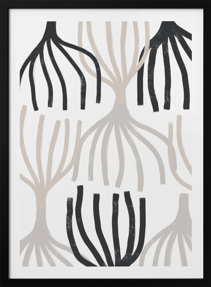 Monochrome Wurzeln | Poster