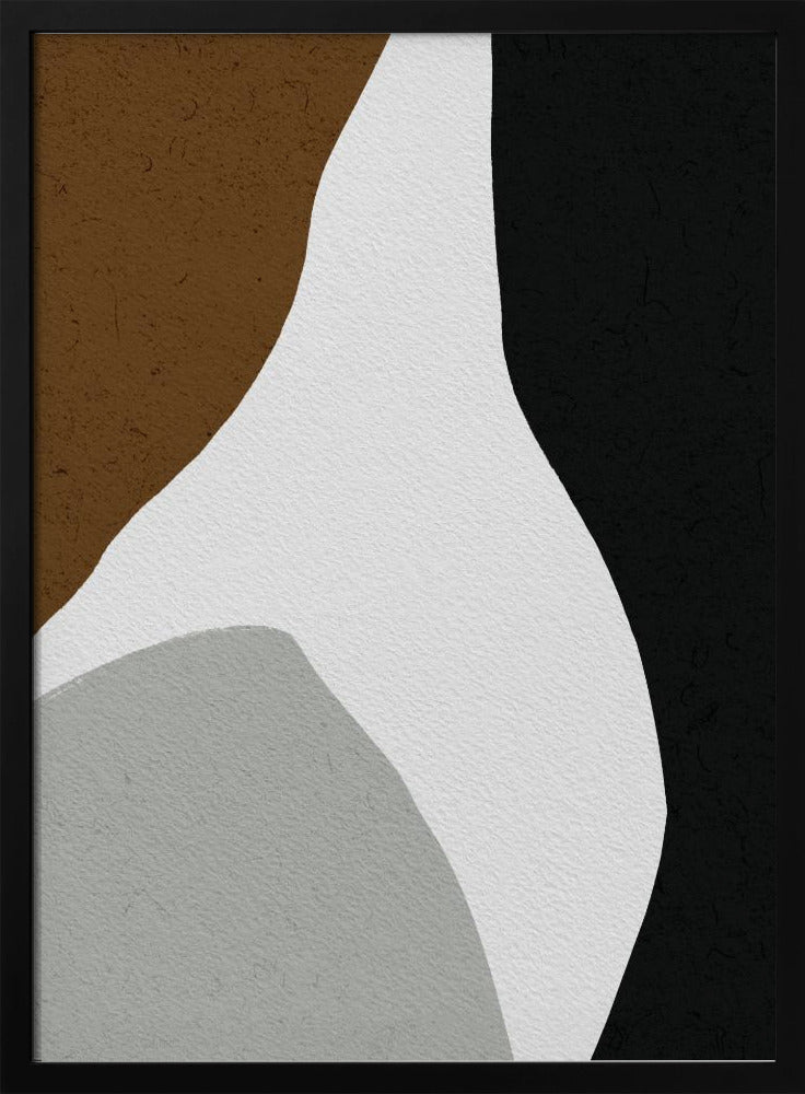 Organische Formen und eine minimalistische Farbpalette | Poster