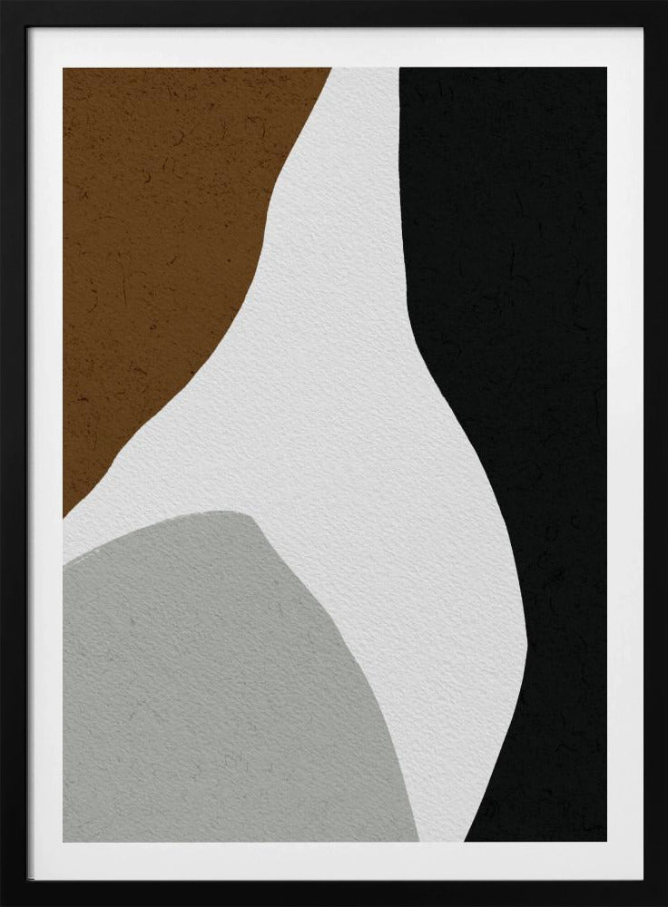 Organische Formen und eine minimalistische Farbpalette | Poster