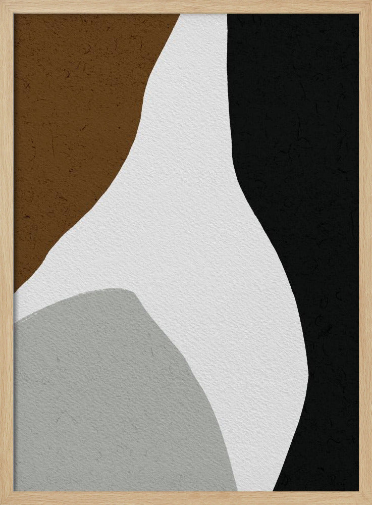 Organische Formen und eine minimalistische Farbpalette | Poster
