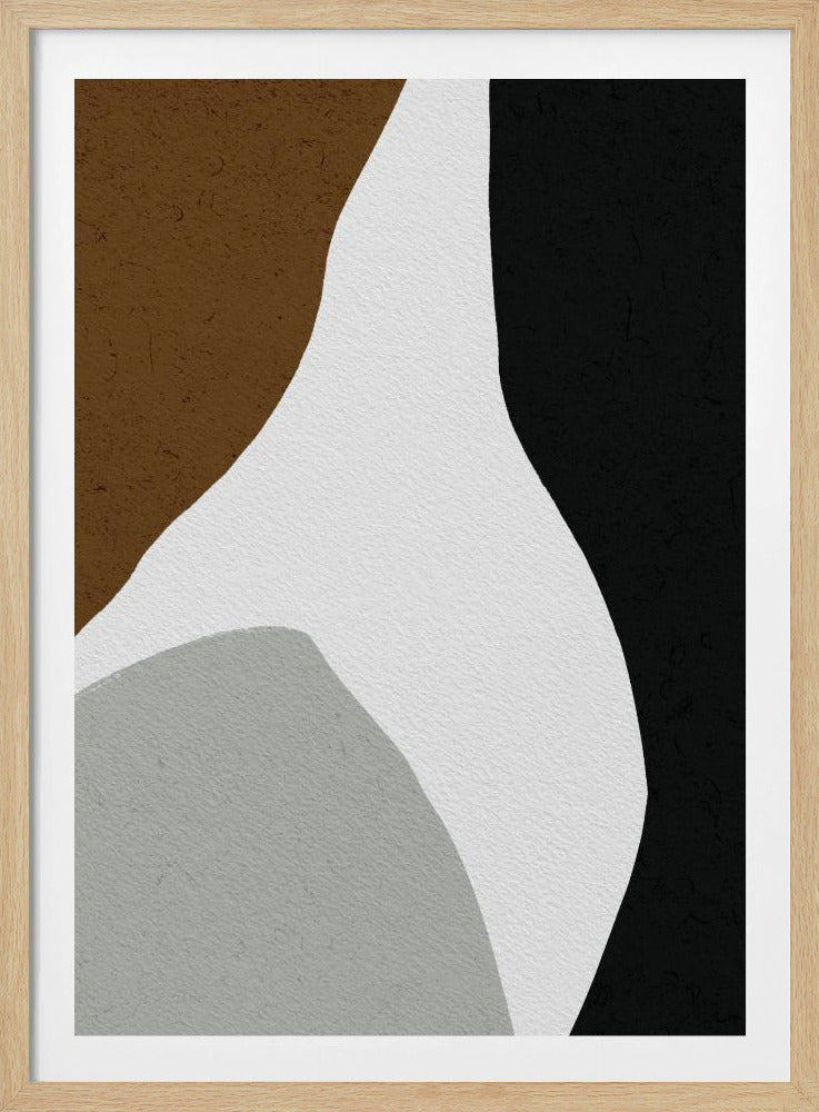 Organische Formen und eine minimalistische Farbpalette | Poster