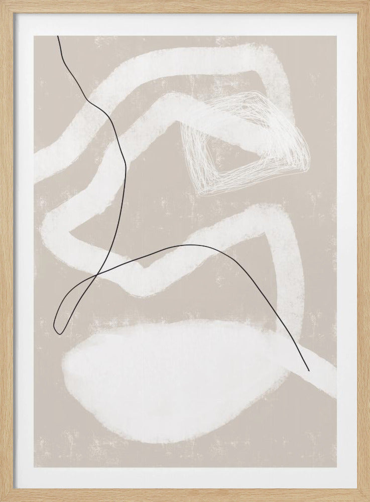 Organic Lines And Shapes | Poster