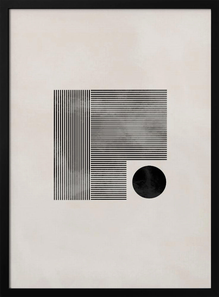 Minimalistisches Quadrat | Poster