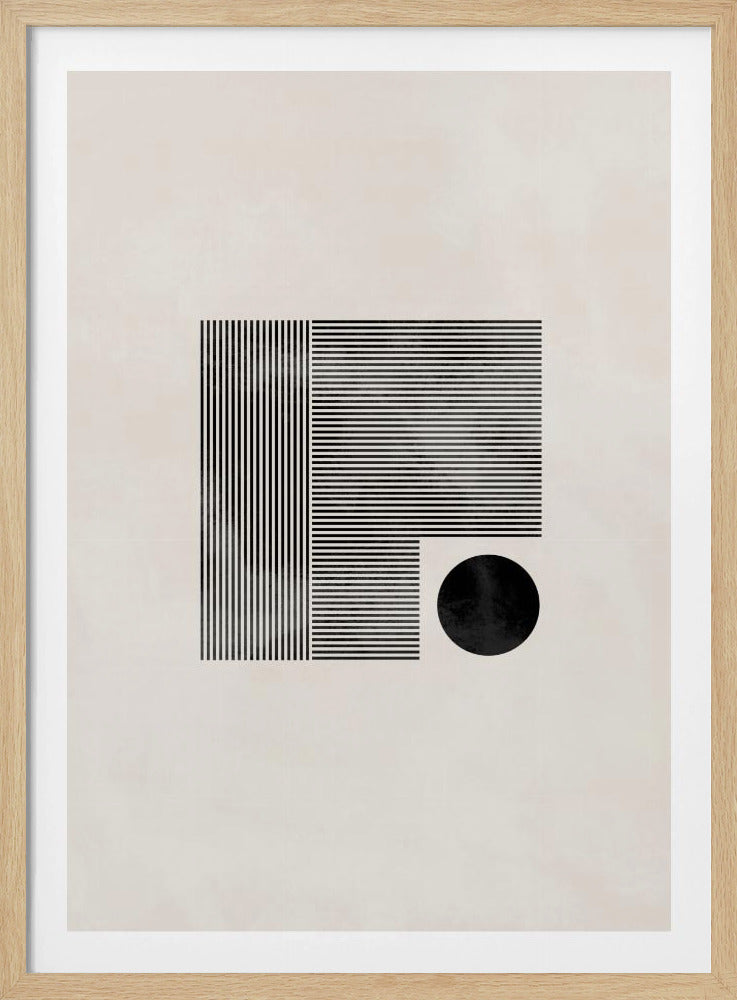 Minimalistisches Quadrat | Poster