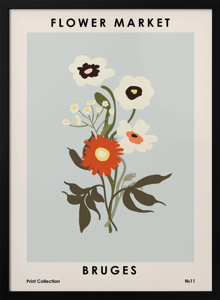 Blumenmarkt Brügge | Poster