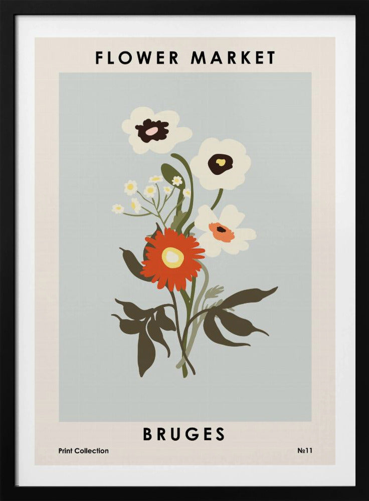 Blumenmarkt Brügge | Poster