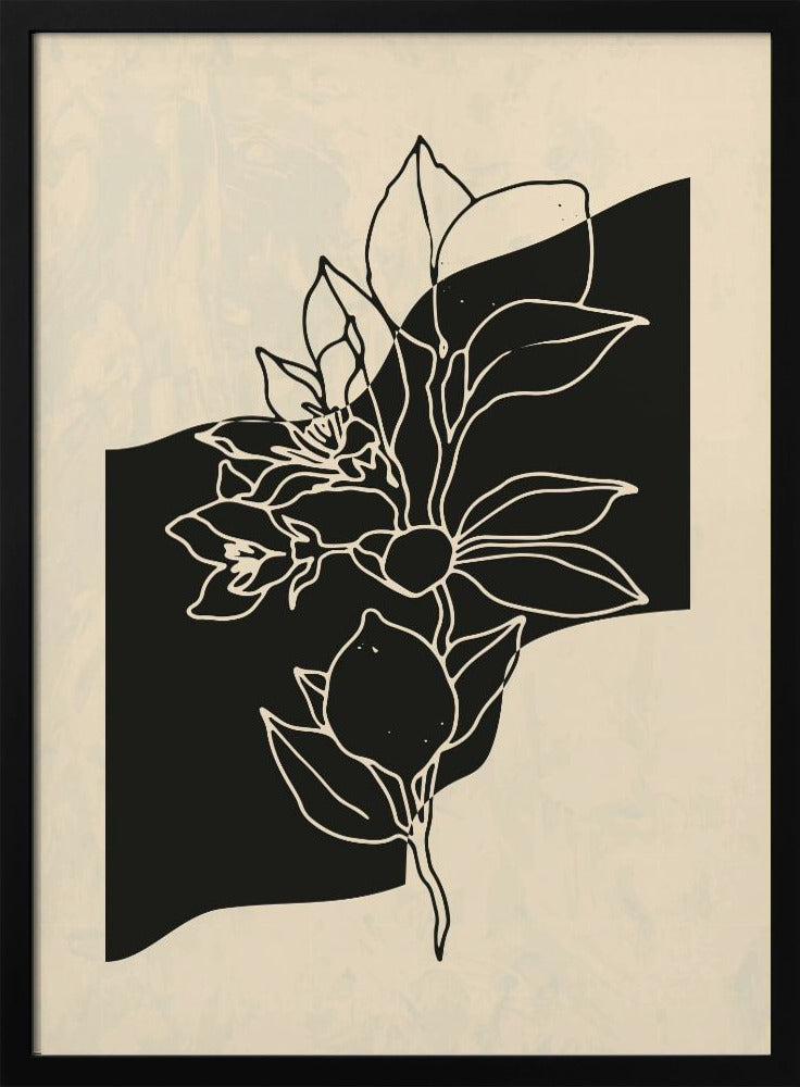 Abstrakte Blume 4 | Poster