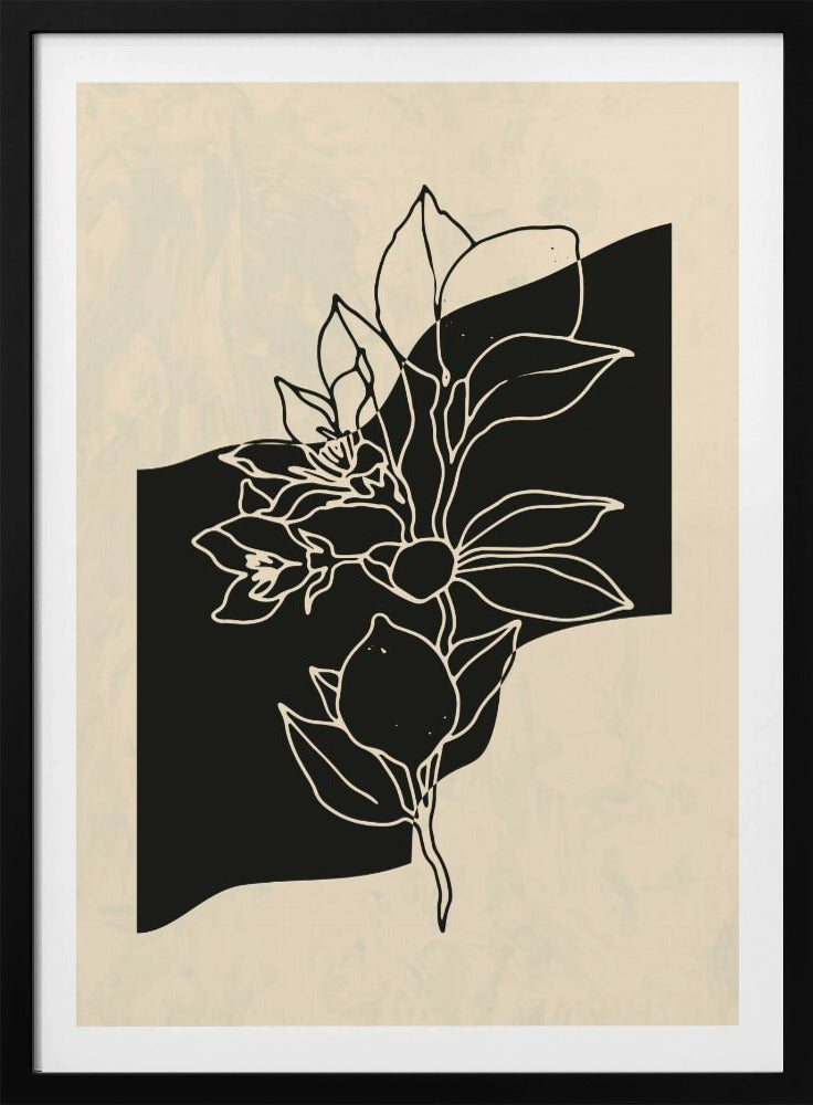 Abstrakte Blume 4 | Poster