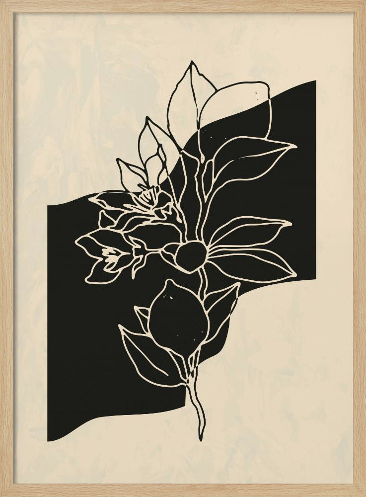 Abstrakte Blume 4 | Poster