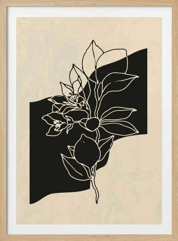 Abstrakte Blume 4 | Poster