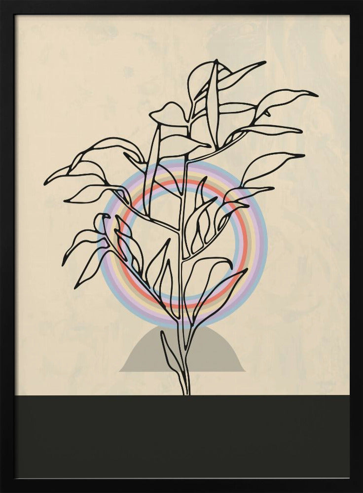 Abstrakte Blume 2 | Poster