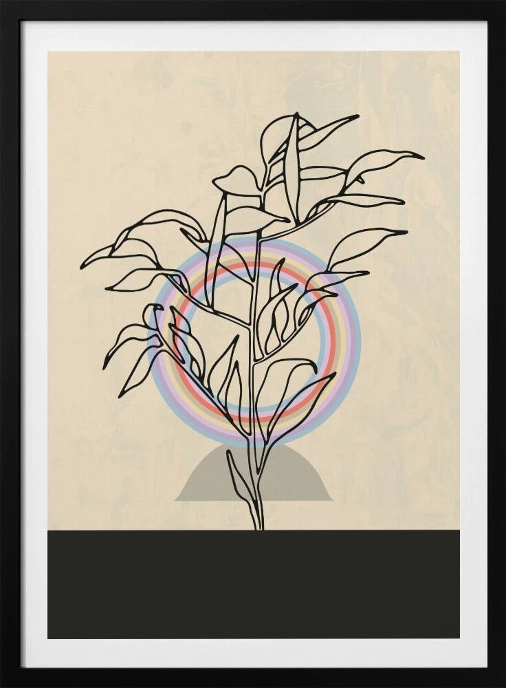 Abstrakte Blume 2 | Poster