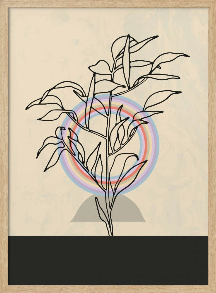 Abstrakte Blume 2 | Poster