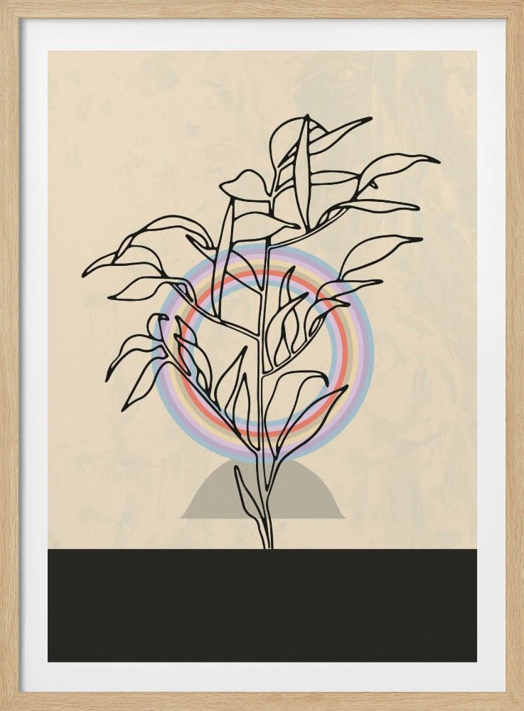 Abstrakte Blume 2 | Poster