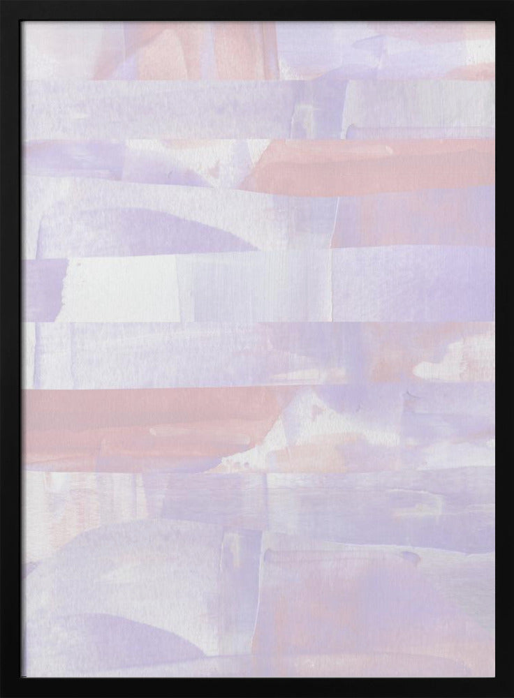 Pastelltöne von Lavendel und Pfirsich | Poster