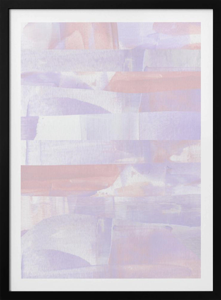 Pastelltöne von Lavendel und Pfirsich | Poster