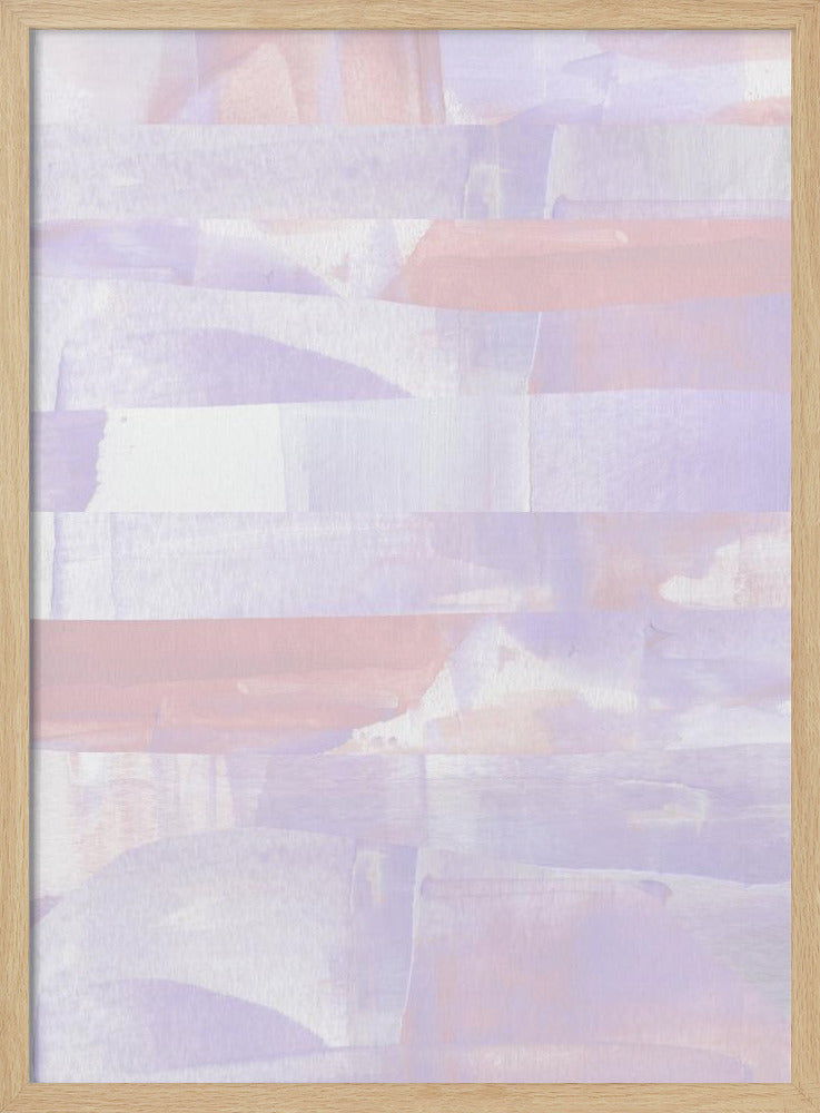 Pastelltöne von Lavendel und Pfirsich | Poster