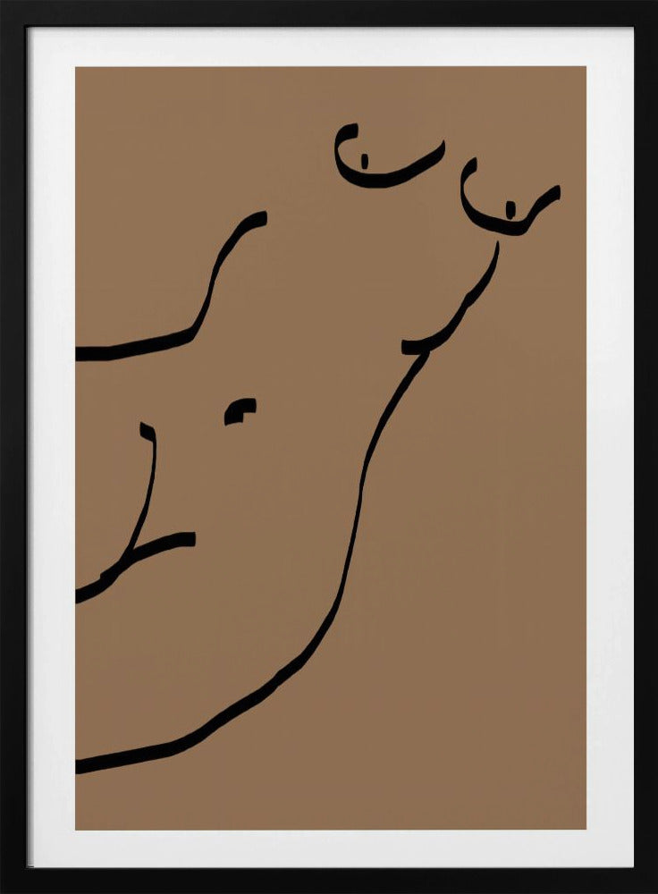 Geschwungene Linien | Poster
