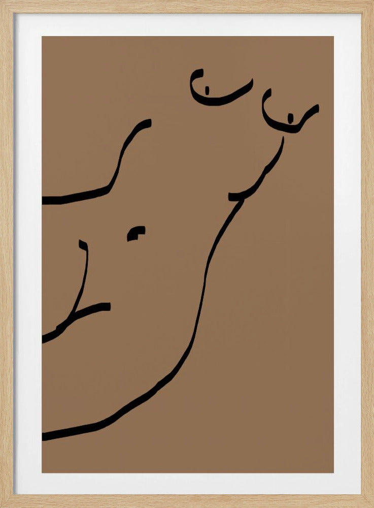 Geschwungene Linien | Poster