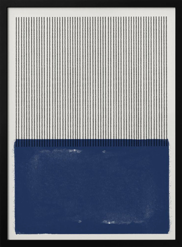 Blaue Linie Harmonie | Poster
