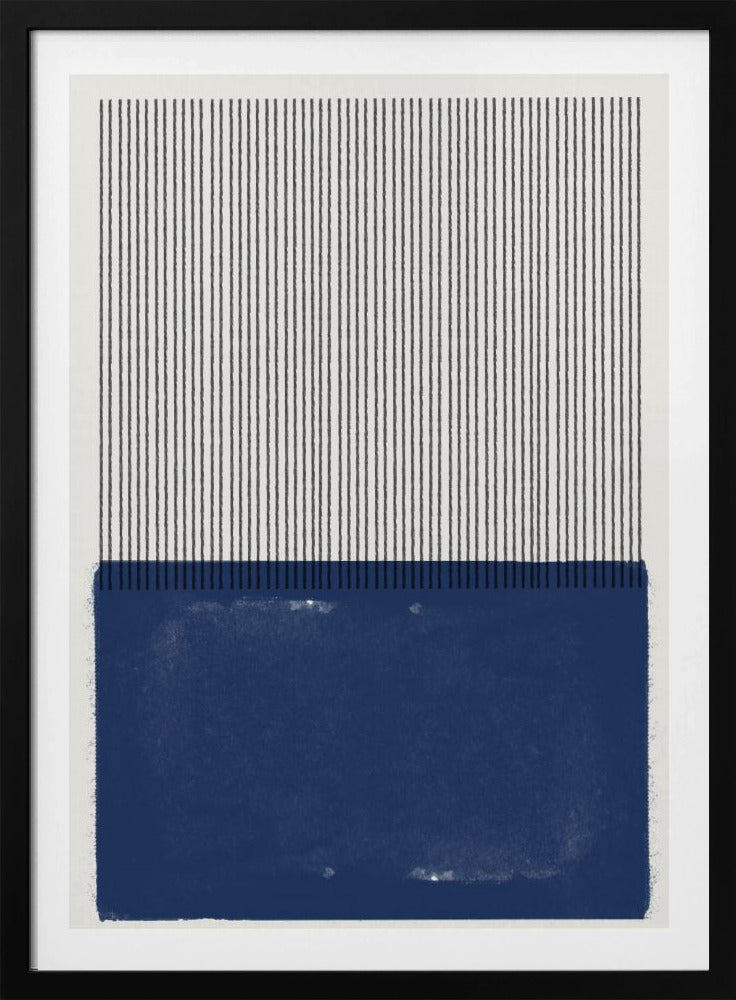 Blaue Linie Harmonie | Poster