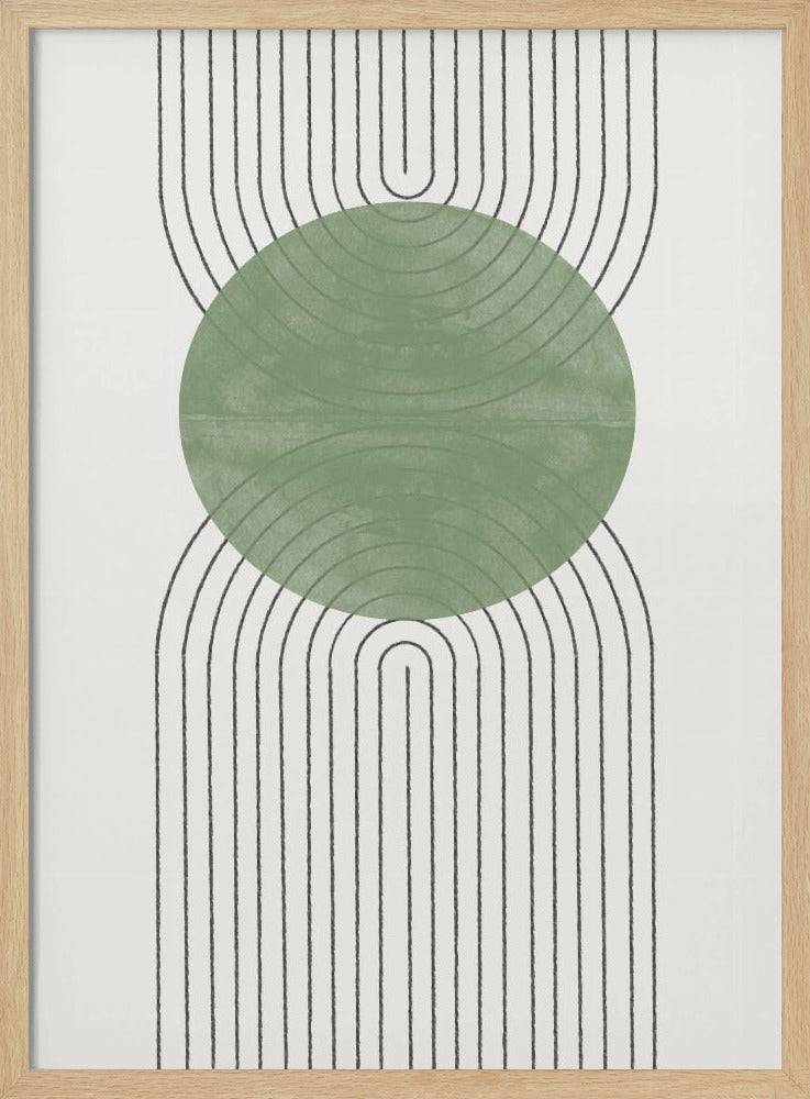 Green Harmony Flow | Poster