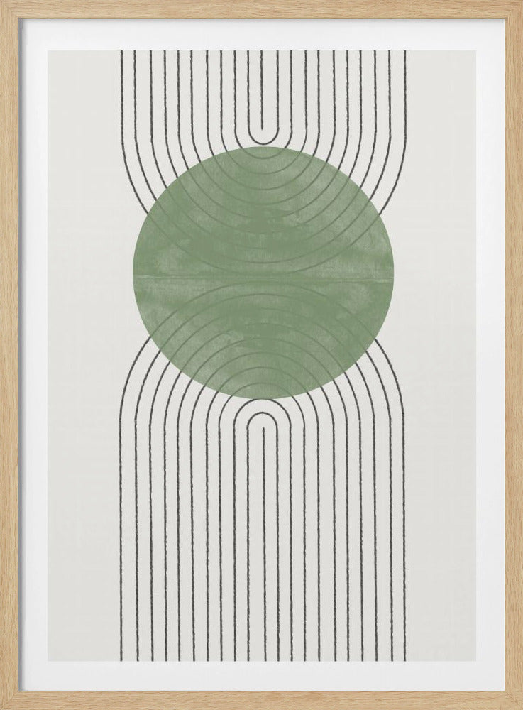 Green Harmony Flow | Poster