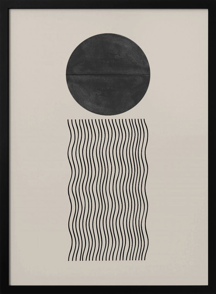 Welle und Sonnenfinsternis | Poster