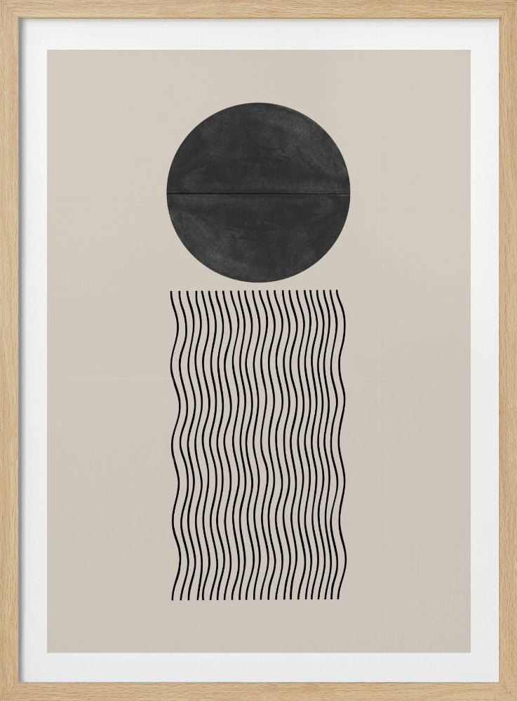 Welle und Sonnenfinsternis | Poster
