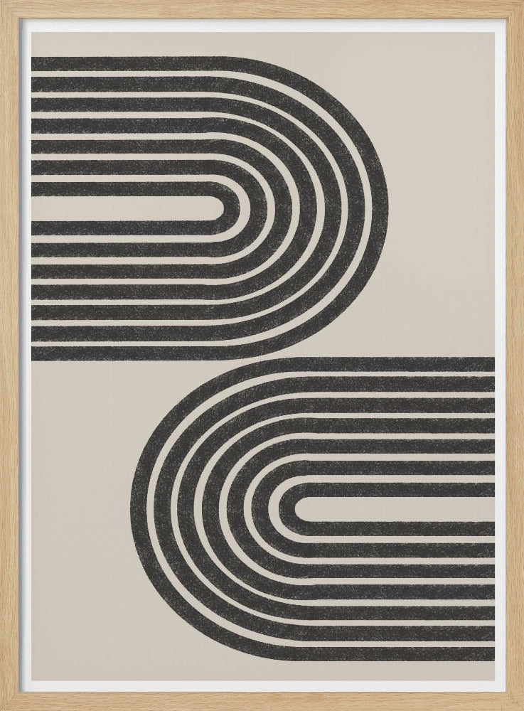 Curved Lines Dance | Poster