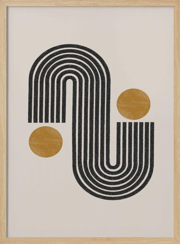Geschwungene Harmonie | Poster