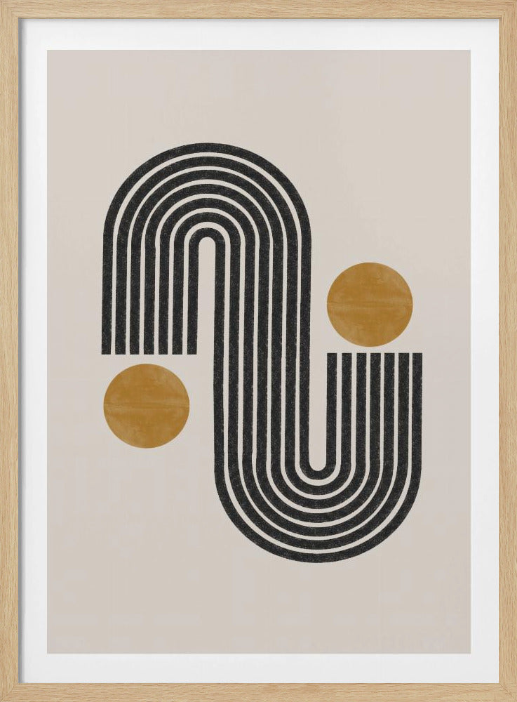 Geschwungene Harmonie | Poster