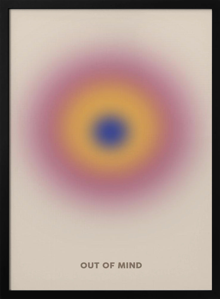 Buntes konzentrisches Leuchten | Poster