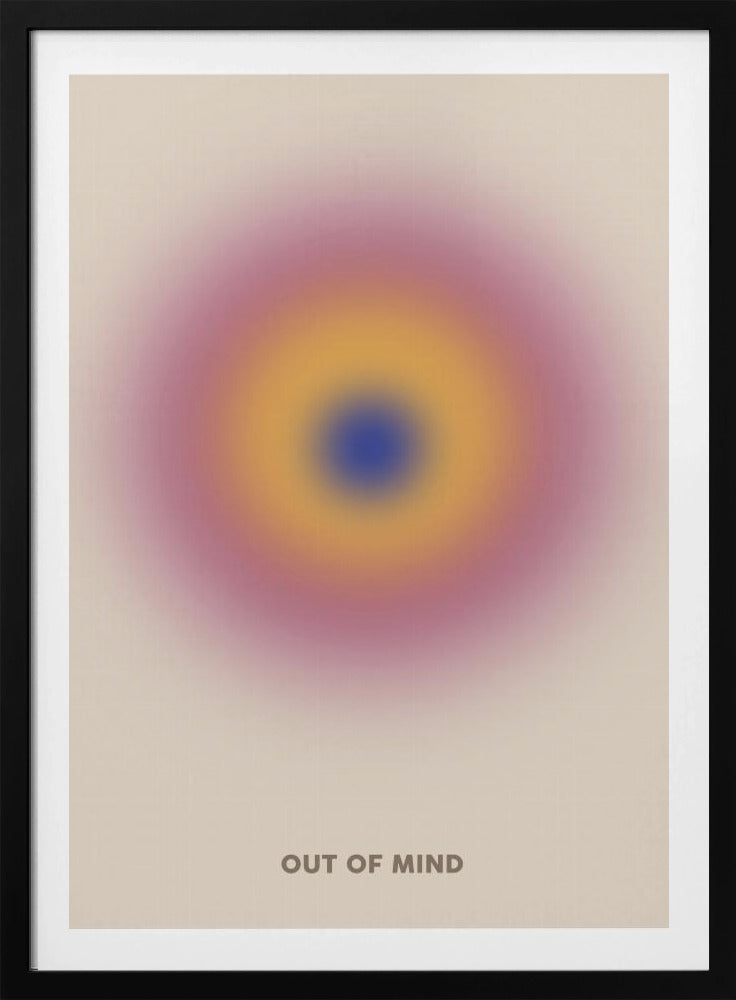 Buntes konzentrisches Leuchten | Poster