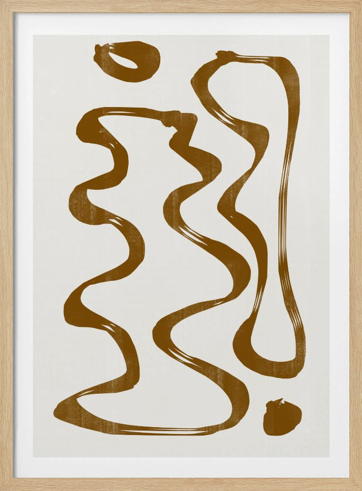 Kurven und Linien | Poster