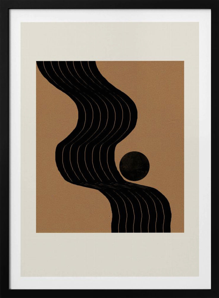 Gebogener Pfad Harmonie | Poster